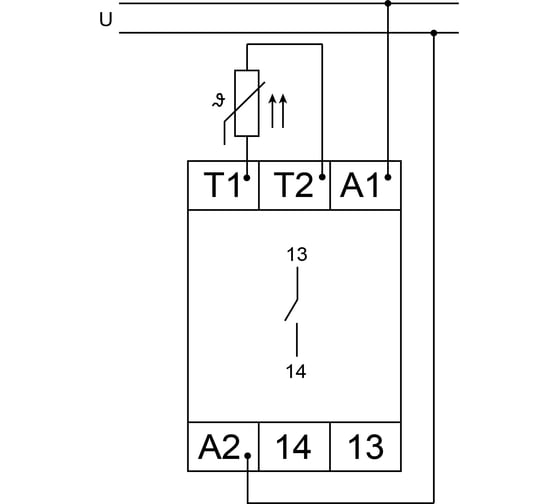 Термисторное реле контроля TELE V2TF01 2100100