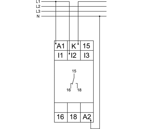 Реле контроля тока TELE G2IW5A10 + TR2-230VAC 2390402_282120
