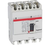 Автоматический выключатель Legrand DRX125 термомагнитный 125A, 4П, 10KA 027019