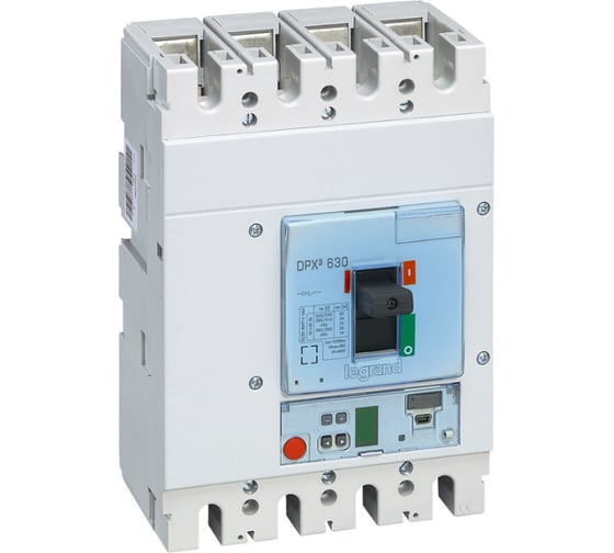 Автоматический выключатель Legrand DPX³ 630, электронный расцепитель S2, 36 кА, 400 В~, 4П, 250 А 422061 1