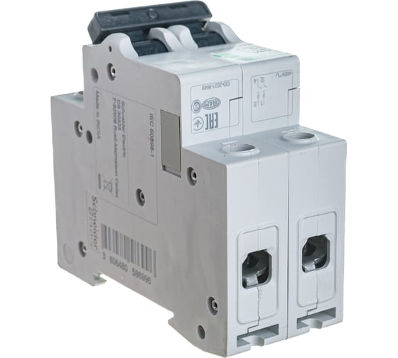 Автоматический выключатель Schneider Electric EASY 9 2П 63А С 4,5кА 230В, S EZ9F34263