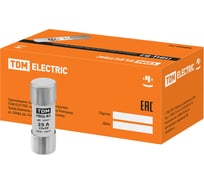 Плавкая вставка TDM ELECTRIC ПВЦ-B2 22х58 aR (быстродействующая) 25А SQ0729-0056