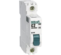 Выключатель автоматический Dekraft ВА-101, 1P, C, 2 А, 4.5 кА, 11050DEK, 12 шт, 4620007061000