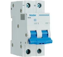 Модульный автоматический выключатель Nader NDB2T-63D63/2P 112500120