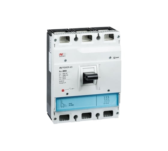 Автоматический выключатель EKF AV POWER-4/3, 800А 35kA TR mccb-43-800-TR-av