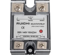 Твердотельное реле: SSR-1 RUICHI 440V 100A(Z)A4 (90-280v) 60935