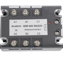 Твердотельное реле: 3SSR RUICHI 440V 25A (Z)D3 (3-32v) 60946