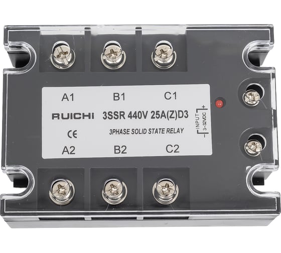 Твердотельное реле: 3SSR RUICHI 440V 25A (Z)D3 (3-32v) 60946 1