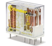 Безопасное реле Finder с принудительно связанными конт., 2 CO контакта 8а, = 24в D, 501290245000PAS