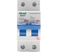 Выключатель автоматический AKEL ВА47-MCB-H-AKSOL-2P-C2-DC 2P/2A/С/500VDC/10kA 493202