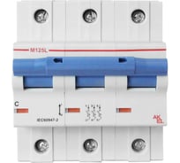Выключатель автоматический Akel ВА47-M125L-3P-C80-AC 3P/80A/C/6kA 419100