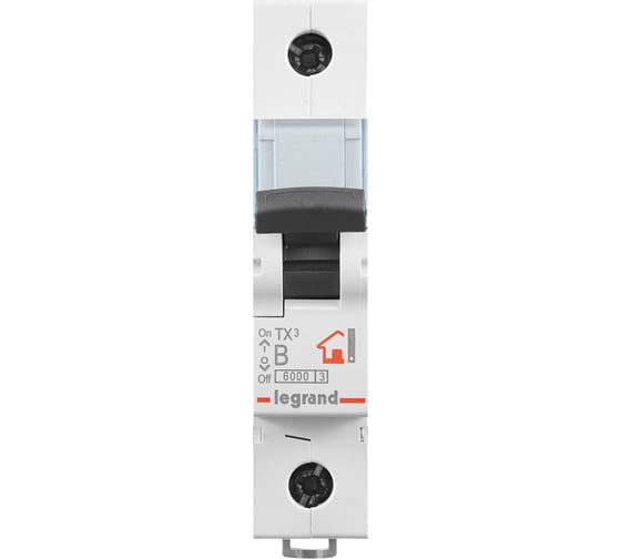 Автоматический выключатель Legrand TX3 6000 - 6 кА - тип B - 1П - 6 А - 1 модуль 403969