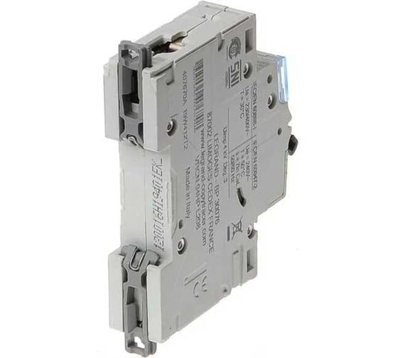 Автоматический выключатель Legrand DX3 6000 - 10 кА - тип C - 1П - 10 А - 1 модуль 407668