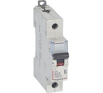 Автоматический выключатель Legrand DX3 6000 - 10 кА - тип B - 1П - 25 А - 1 модуль 407434