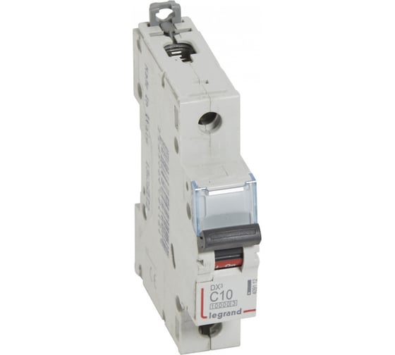 Автоматический выключатель Legrand DX3 10000 - 16 кА - тип C - 1П - 10 А - 1 модуль 409112 1