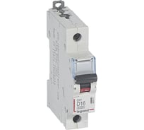 Автоматический выключатель Legrand DX3 6000 - 10 кА - тип D - 1П - 16 А - 1 модуль 407971
