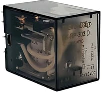 Промежуточные реле серии DK-RP DELTAKIP (303.D, 3 конт., 24V DC, 6,5A) 2 шт DK-K0000086_2