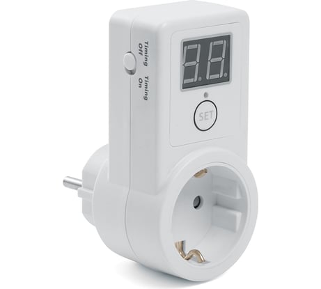 Электронная розетка с таймером обратного отсчета FERON TM61 мощность 2300W/10A 41816