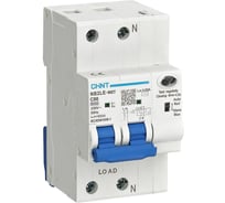 Автоматический выключатель дифференциального тока (АВДТ) CHINT NB2LE-80ZT 1P+N C16 30мА тип A 6кА, электронный (R) 448147