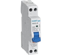 Автоматический выключатель дифференциального тока (АВДТ) CHINT NB2LE 1P+N C32 30мА тип AС 6кА, электронный (18мм) (R) 252634