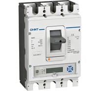 Автоматический выключатель CHINT NM8N-250S EM 3P 100А 50кА с электронным расцепителем, LCD (R) 271383