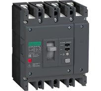 Силовой автоматический выключатель ВА-302Rc Sel, 3 P+N, 40 А, 50 кА, 50/100/300 мА, 0,4/0,5/1 с в литом корпусе Dekraft 28534DEK