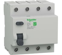 Селективный выключатель дифференциального тока Systeme Electric ВДТ EASY9 УЗО 4П 25А 300мА AC-S 400В EZ9R67425
