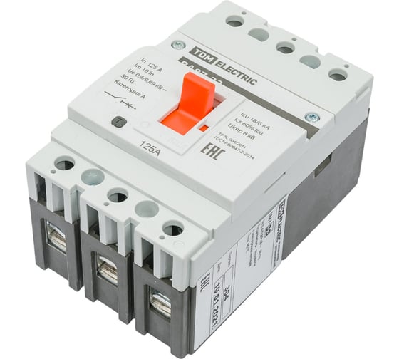 Автоматический выключатель TDM ВА87-33 3Р 125А 18кА SQ0751-0028