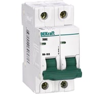 Автоматический выключатель DEKraft 2Р, 6А, характеристика C, ВА-103, 6кА 12285DEK