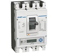 Автоматический выключатель CHINT NM8N-400S EM 3P 400А 50кА с электронным расцепителем, LCD (R) 269453