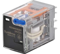 Реле Systeme Electric SystemeSig, 5 A, 4CO, 24 VDC, тест кнопка, LED RSXM4CB2BD