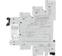 Реле в тонком корпусе+розетка LOVATO Electric винтовой зажим, 1 перекидной канал, 6A 12VAC/DC HRA101CE024
