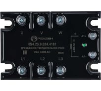 Трехфазное твердотельное реле РЕЛЕОН вход 24в Dc; выход 3но 25а, 48-440в Ac; произв. пере, RS42390244181