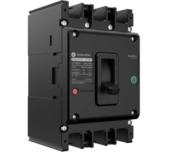 Автоматический выключатель Systeme Electric SYSTEMEPACT CCB DC125 2P35КА/3P10КА 3P TMD125 SPD1252F3E1253D 1