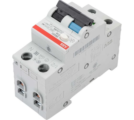 Автоматический выключатель дифференциального тока ABB DS201 C16 AC30 2CSR255080R1164