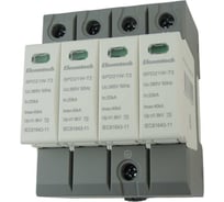 Устройство защиты импульсных перенапряжений ELCOMTECH T2 4P 40kA 385V SPD21W-T2-3N40AC385 УТ-00039170