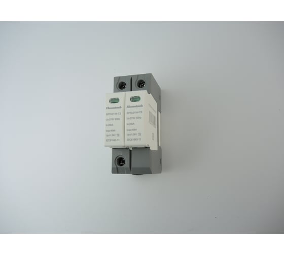 Устройство защиты импульсных перенапряжений ELCOMTECH T2 2P 40kA 275V SPD21W-T2-1N40AC275 УТ-00039156