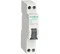 Автоматический выключатель дифференциального тока (АВДТ) Systeme Electric City9 1П+Н C10 6000A 30мА AC 18мм C9D38610