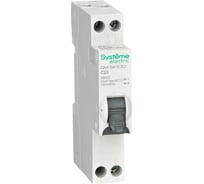 Автоматический выключатель дифференциального тока (АВДТ) Systeme Electric City9 1П+Н C20 6000A 30мА AC 18мм C9D38620