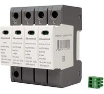 Устройство защиты импульсных перенапряжений ELCOMTECH T1T2 3+NPE 50kA 275V SPD21W-T1T2-3NPE7AC275R УТ-00039149