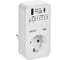 Розетка-таймер электрическая IEK РТЭ-4 с USB 15мин-8ч 16А IP20 бел ERT12-1-16-O-15-2-20-K01 1