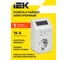 Розетка-таймер электрическая IEK 1мин 7дн 112on/off 16А IP20 ERT10-1-16-N-01-6-K01 2