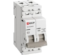 Автоматический выключатель EKF ВА 47-63N DC 2P 2А (C) 6kA PROXIMA M63DC622C
