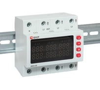 Трехфазное реле напряжения и тока EKF MRVA с дисплеем, 63A MRVA-3-63A-v2