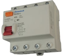 Устройство защитного отключения ELCOMTECH RCCB21J-10-3N40AC30 Модульное УЗО 3P+N 40A 30mA Type AC 4х модуль УТ-00039006