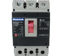 Автоматический выключатель в литом корпусе ELCOMTECH MCCB34J-36-3T250N, 3P 250A 36kA, с термомагнитным расцепителем УТ-00026518