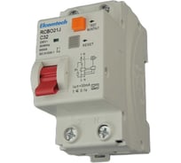 Автоматический выключатель дифференциальный ELCOMTECH RCBO21J-6-1NC32-A30 модульный выключатель 1P+N 32A C 6kA 30mA Type A 2х модуль УТ-00039027