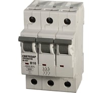 Автоматический выключатель СВЕТОЗАР "Премиум" 3п, 40A, "B", 6кА, 400В SV-49013-40-B