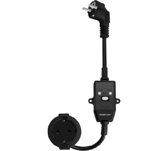 Устройство защитного отключения ROBITON УЗО-2Ч на кабеле, 16А, 10мА 19893