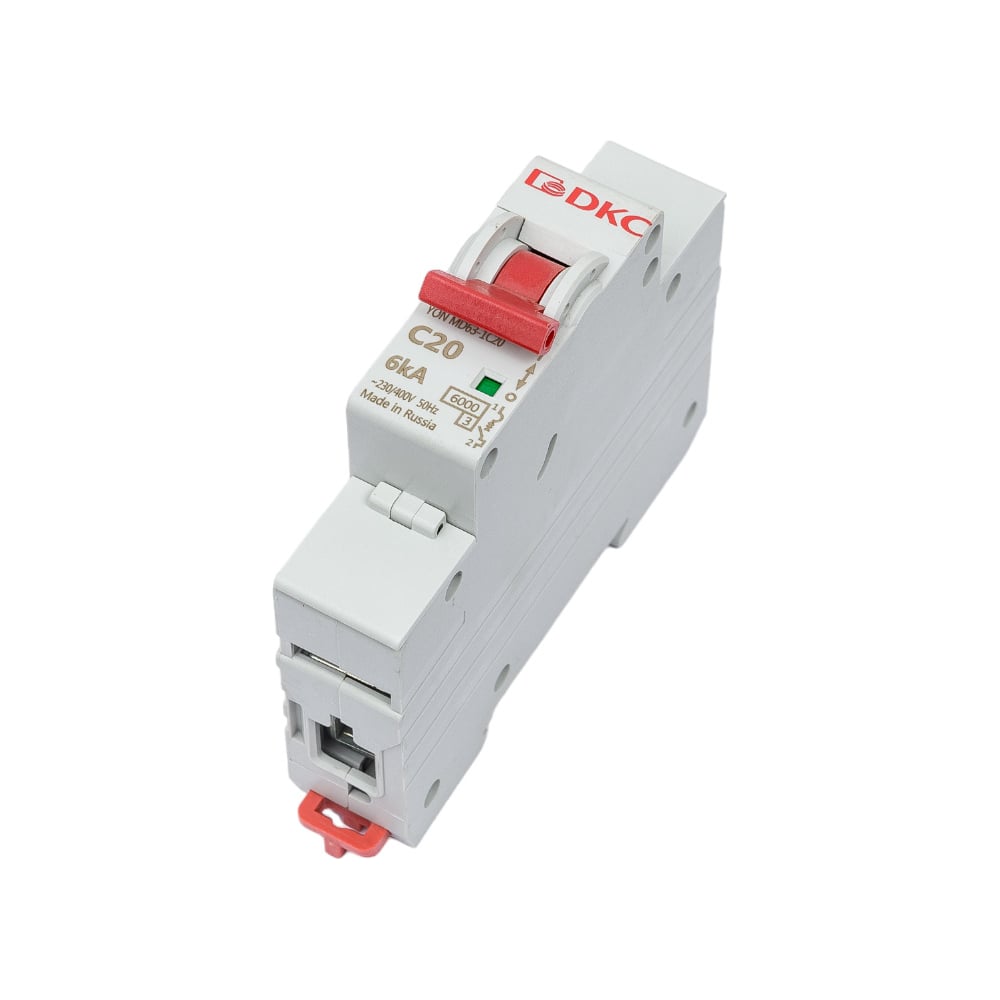 Автоматический модульный выключатель DKC YON MD63 1P 20А C 6kA MD63 ...